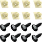 PRIME AVE License Plate Screws with Nylon Inserts Rust Proof License Plate Screws for Securing License Plates, Frames & Covers