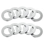 Prime Ave 14mm Aluminum Oil Drain Plug Washer Gaskets Compatible with Honda & Acura Part# 94109-140-00 (Pack of 10)