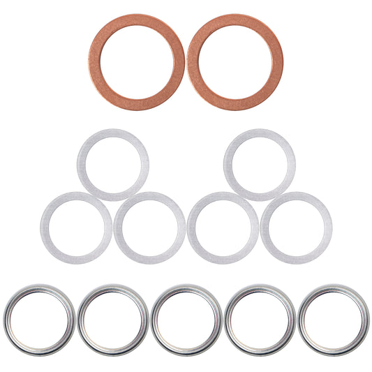 Prime Ave Differential & Transfer Case Crush Washer Gasket Kit Compatible with Toyota Lexus Scion Part# 90430-24003 + 12157-10010 + 90430-A0003