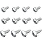 Prime Ave Stainless Steel License Plate Screws Compatible/Replacement for Mercedes Benz (Standard Length)