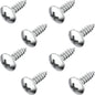 Prime Ave Stainless Steel License Plate Screws Compatible with Ford Lincoln (Pack of 8)